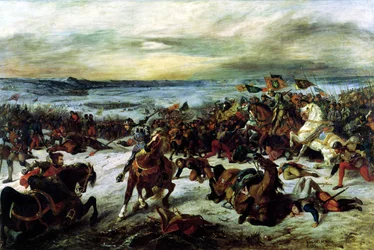 A morte de Carlos, o Temerário (1433-77), na Batalha de Nancy, 5 de janeiro de 1477, 1831